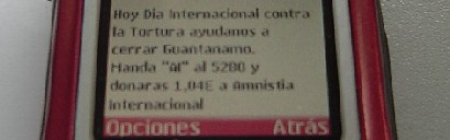SMS contra la tortura