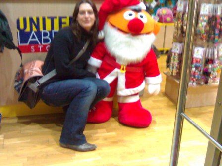 Laura Cano y Epi Papa Noel